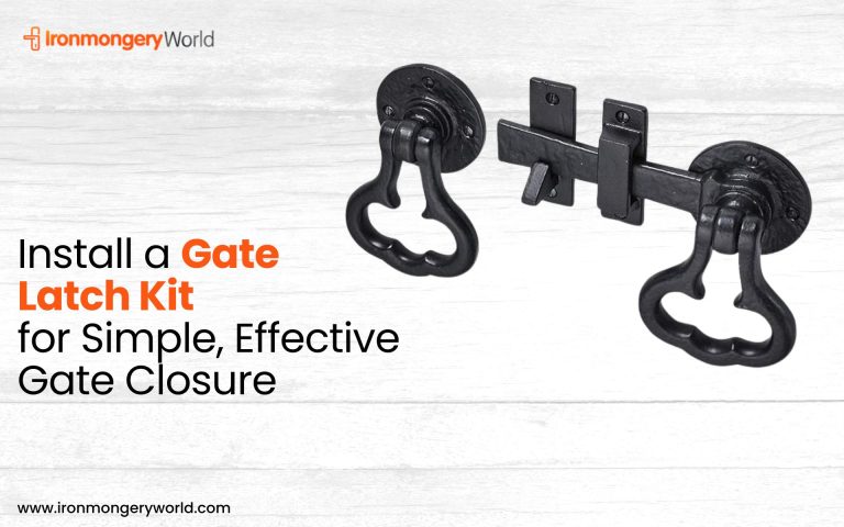 Install a Gate Latch Kit for Simple, Effective Gate Closure