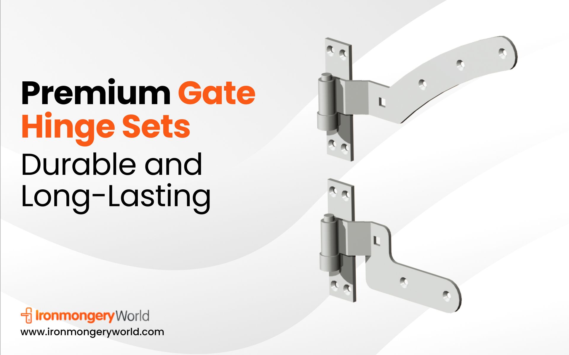 Premium Gate Hinge Sets - Durable and Long-Lasting