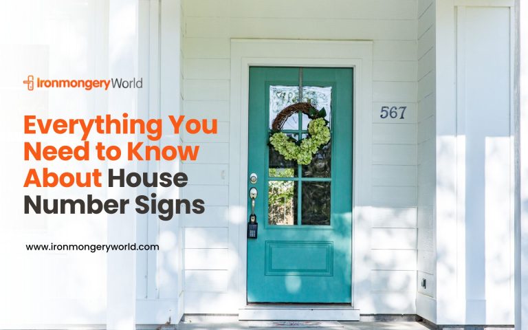 Everything You Need to Know About House Number Signs