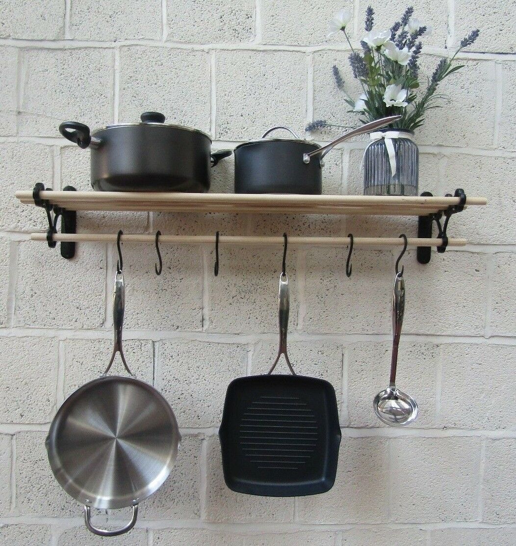 Vintage Pot and Pan Rack Kitchen Hanger Herb Drying Rack -  Hong Kong