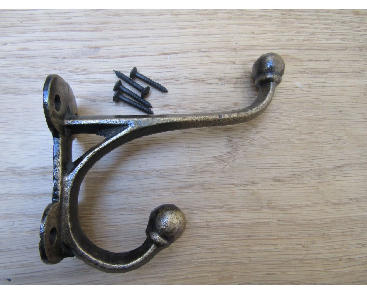 Antique Vintage Style Cast Iron Coat Hooks -Choice Of Design & Size x 1 Hook