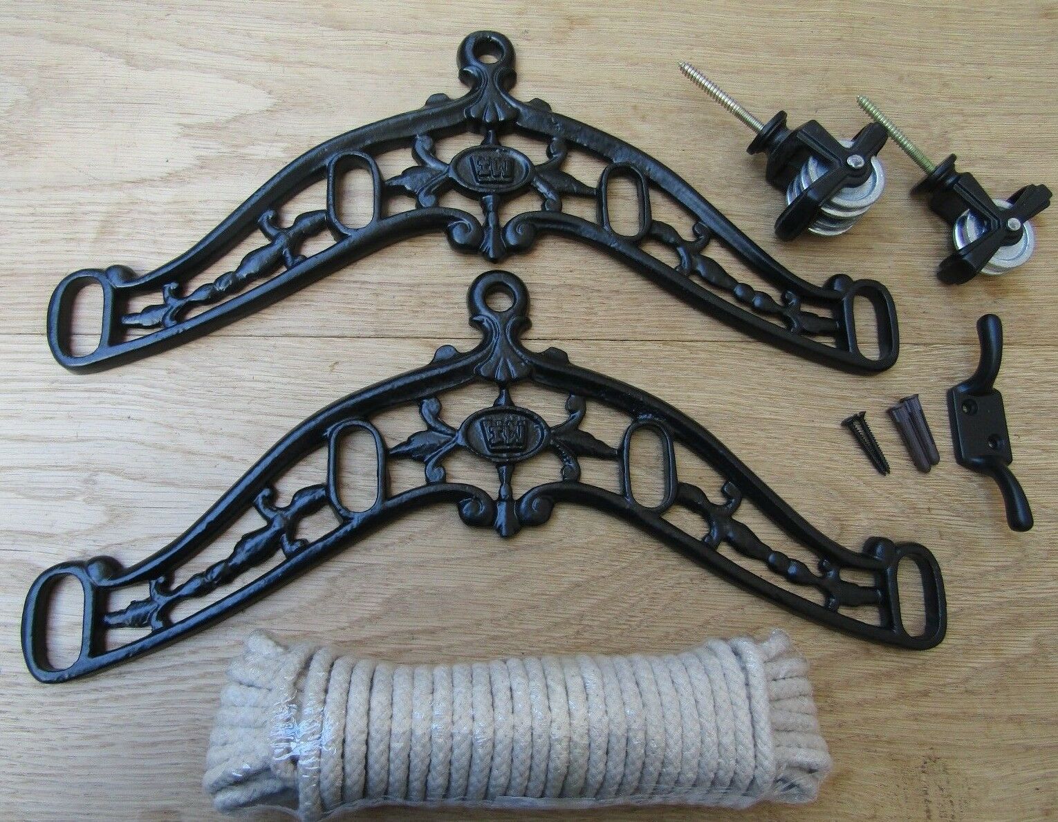 Edwardian Black Antique Clothes Airer Kit Only